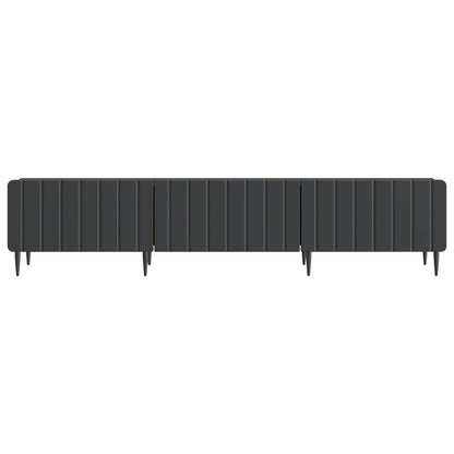 TV-kast met lade Zwart 147 x 34,5 x 32 cm Bewerkt hout