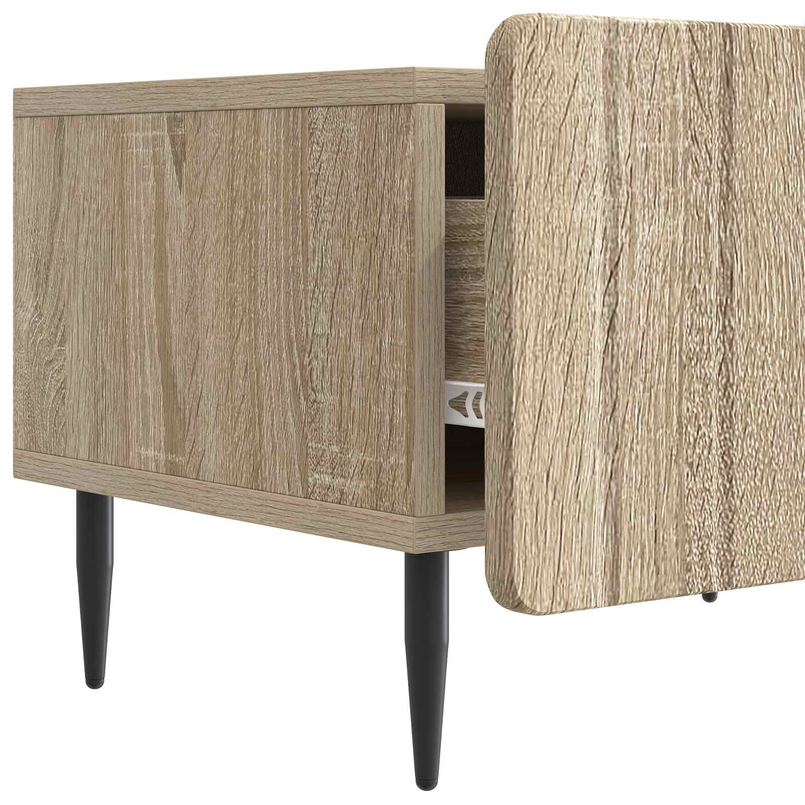 TV-kast met lade Sonoma Eiken 147 x 34,5 x 32 cm Bewerkt hout