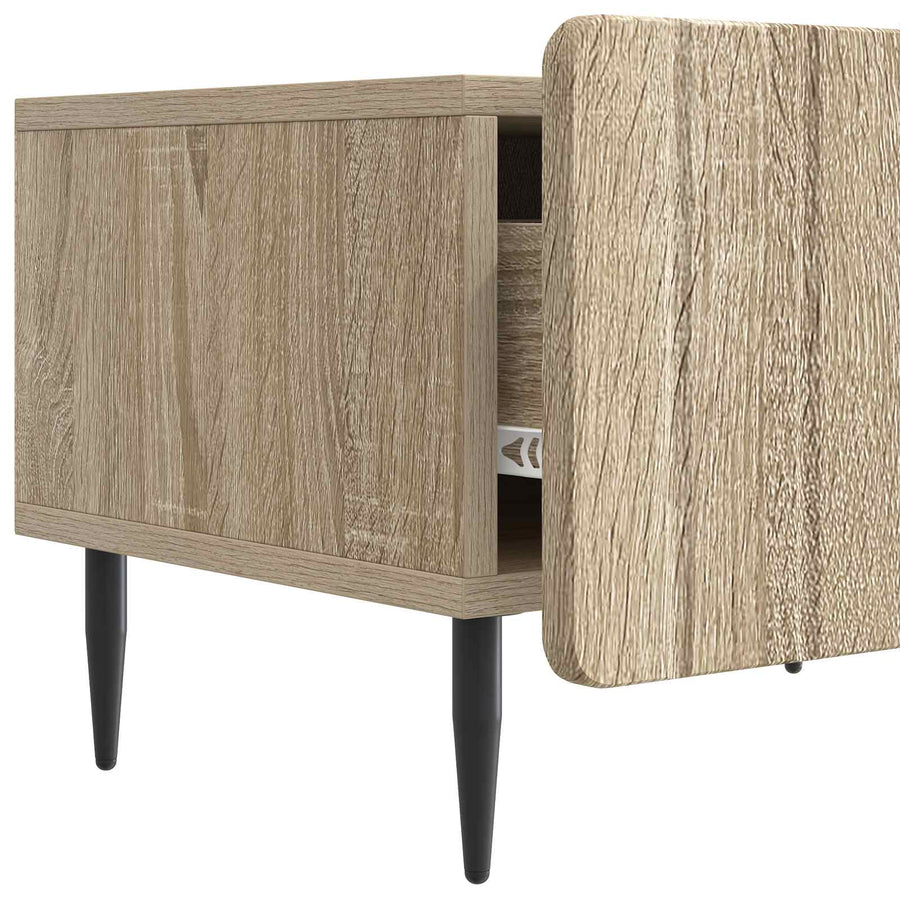 TV-kast met lade Sonoma Eiken 147 x 34,5 x 32 cm Bewerkt hout