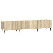 Tv-kast 147x34,5x32 cm Sonoma eiken bewerkt hout