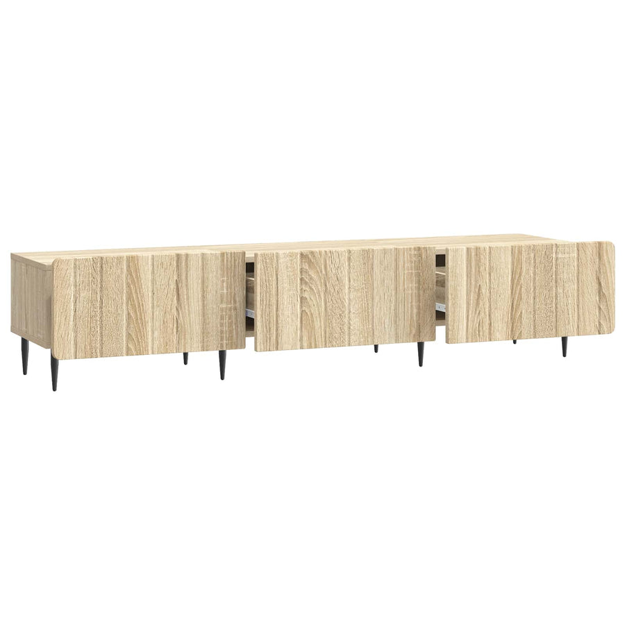 TV-kast met lade Sonoma Eiken 147 x 34,5 x 32 cm Bewerkt hout