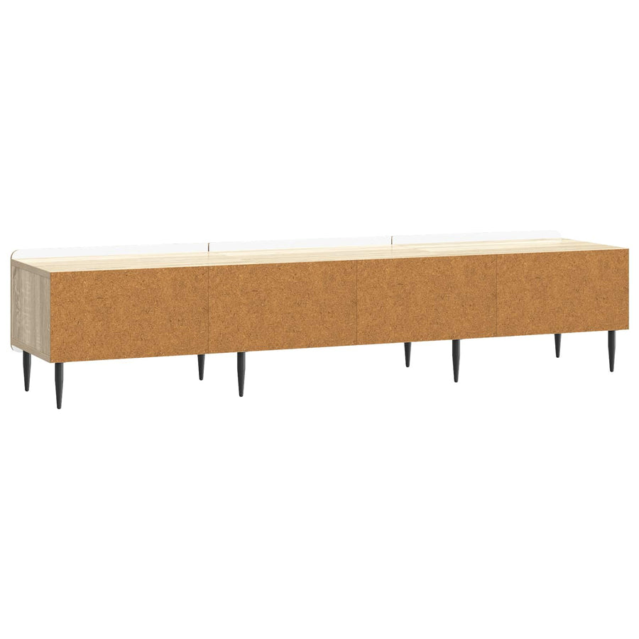 TV-kast met lade Sonoma Eiken 147 x 34,5 x 32 cm Bewerkt hout