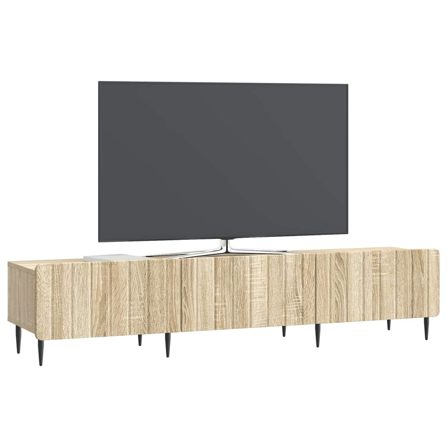 TV-kast met lade Sonoma Eiken 147 x 34,5 x 32 cm Bewerkt hout