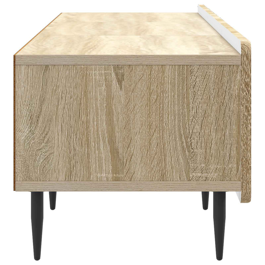 TV-kast met lade Sonoma Eiken 147 x 34,5 x 32 cm Bewerkt hout