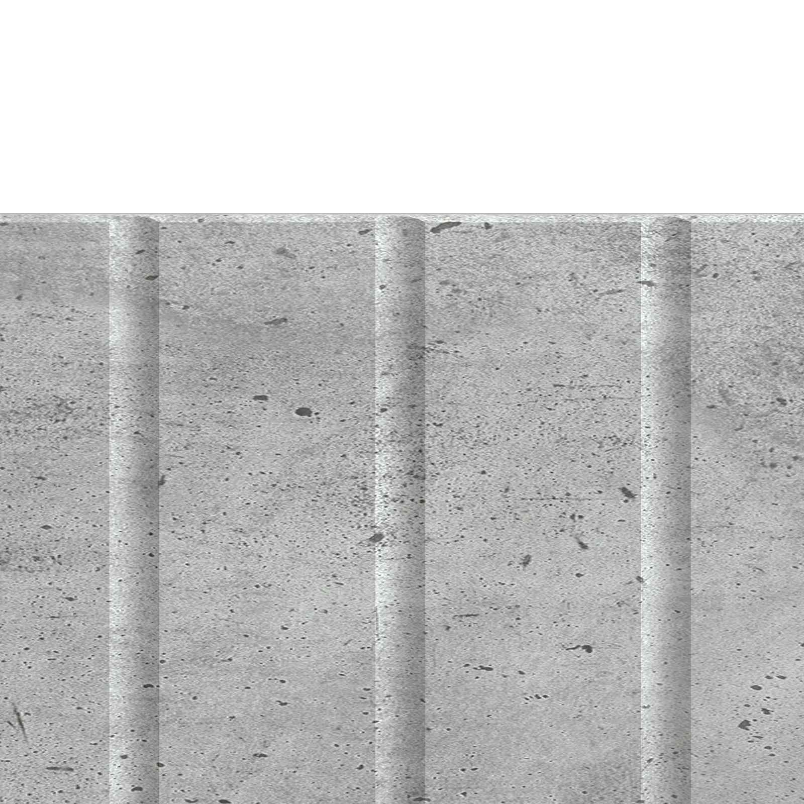 TV-kast met lade Betongrijs 147 x 34,5 x 32 cm Bewerkt hout