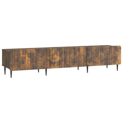 TV-kast met lade Gerookt eiken 147 x 34,5 x 32 cm Bewerkt hout