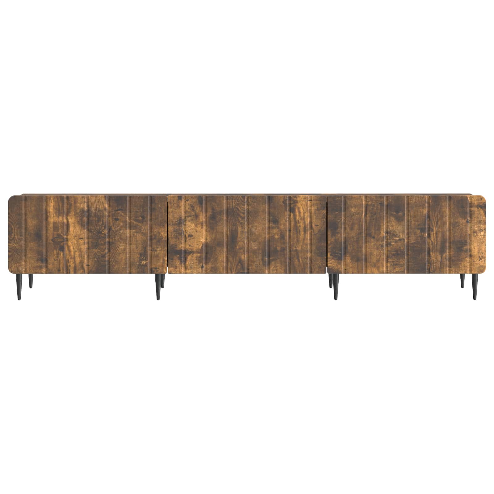 TV-kast met lade Gerookt eiken 147 x 34,5 x 32 cm Bewerkt hout