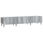 TV-kast 147x34,5x32 cm grijs sonoma bewerkt hout