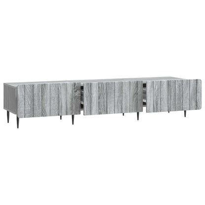 TV-kast met lade Grijs sonoma 147 x 34,5 x 32 cm Bewerkt hout