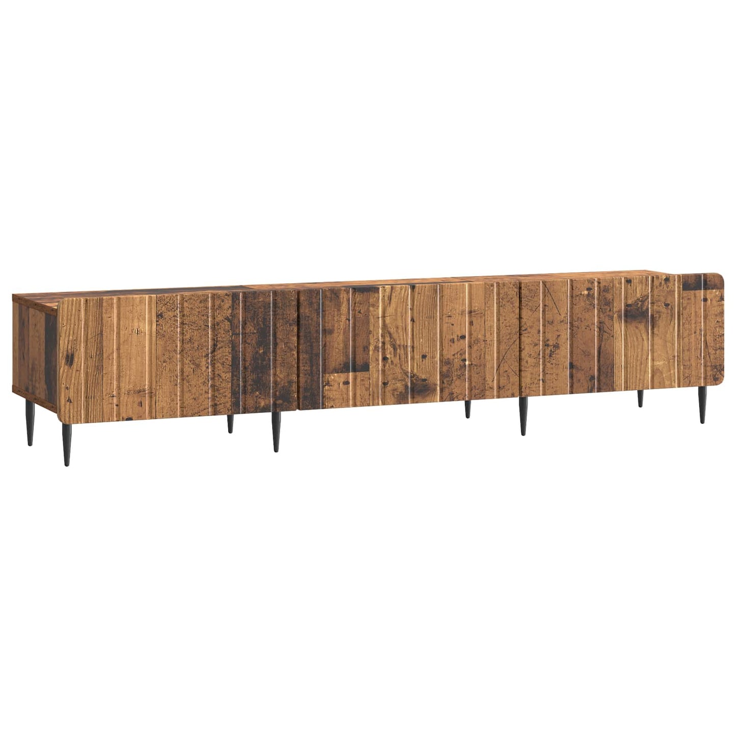 TV-kast met lade Oud hout 147 x 34,5 x 32 cm Bewerkt hout