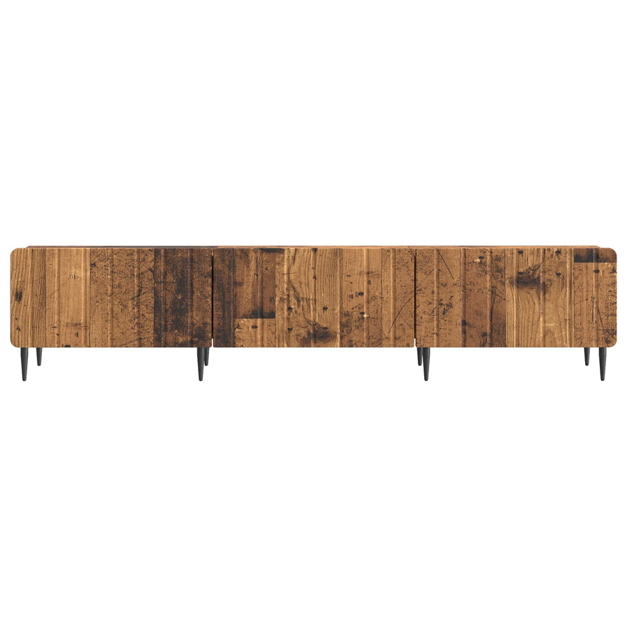 TV-kast met lade Oud hout 147 x 34,5 x 32 cm Bewerkt hout