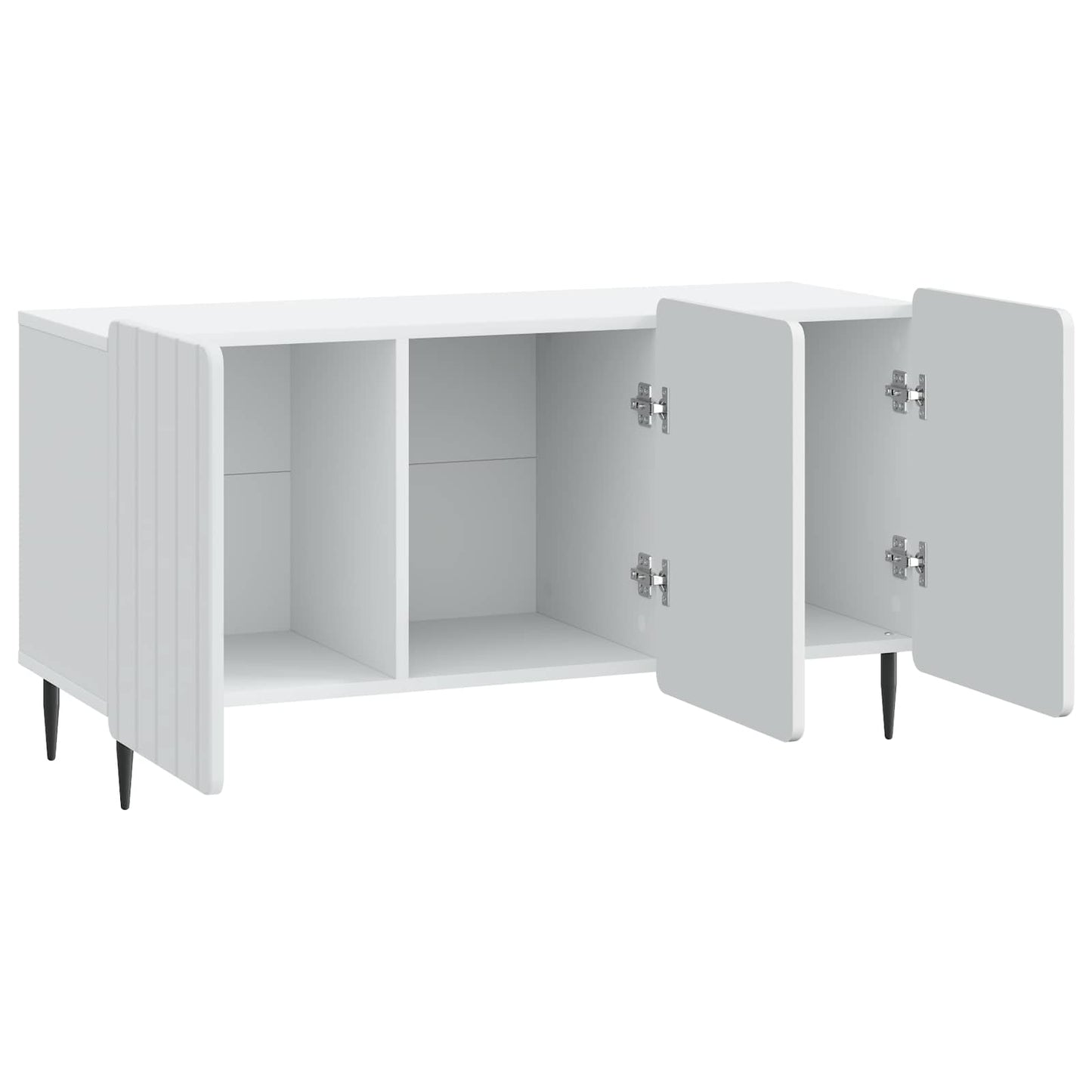 TV-kast Wit 99 x 34,5 x 52 cm Bewerkt hout
