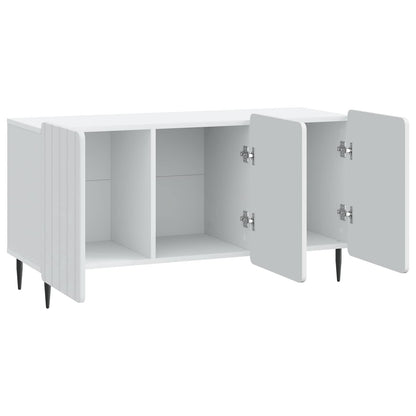 TV-kast Wit 99 x 34,5 x 52 cm Bewerkt hout