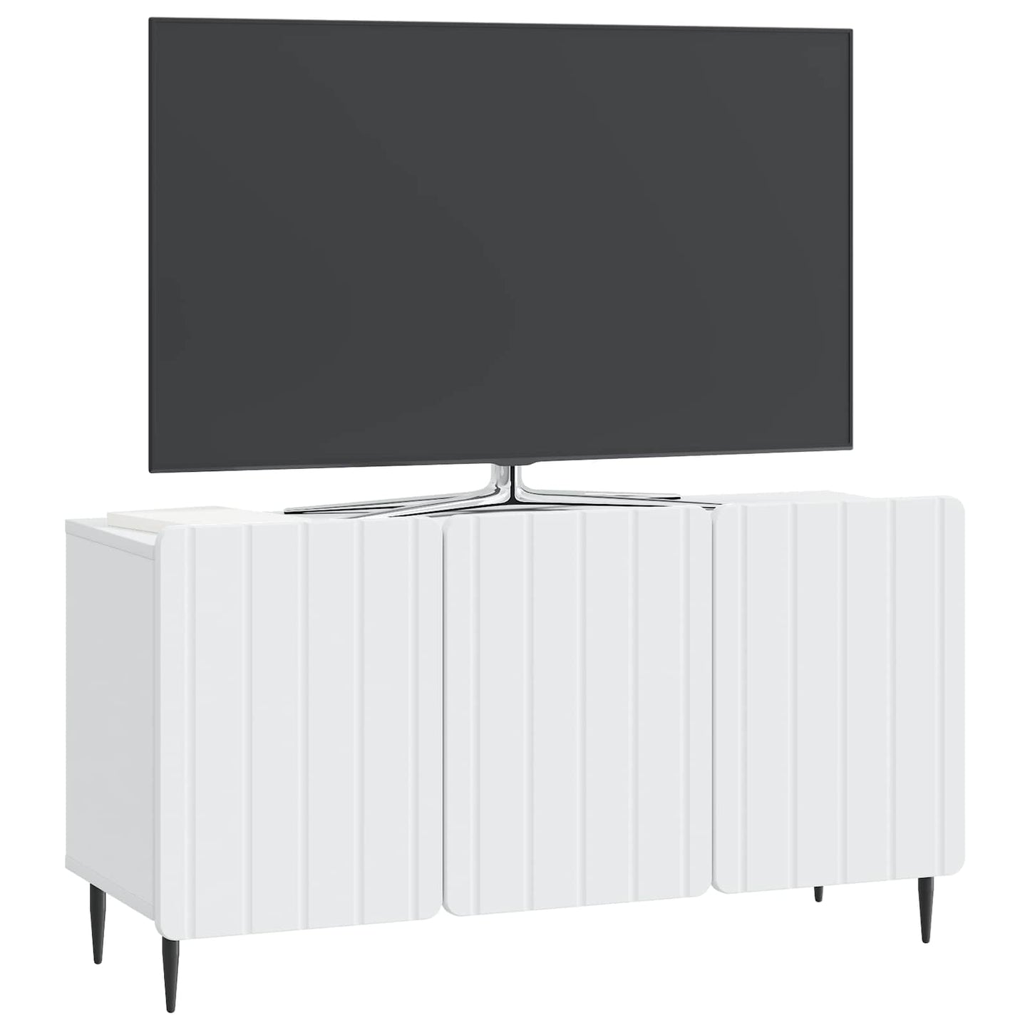 TV-kast Wit 99 x 34,5 x 52 cm Bewerkt hout