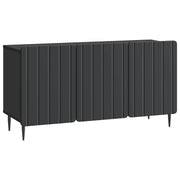 TV-kast 99x34,5x52 cm zwart bewerkt hout
