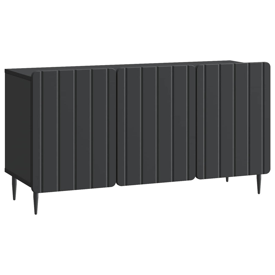 TV-kast Zwart 99 x 34,5 x 52 cm Bewerkt hout
