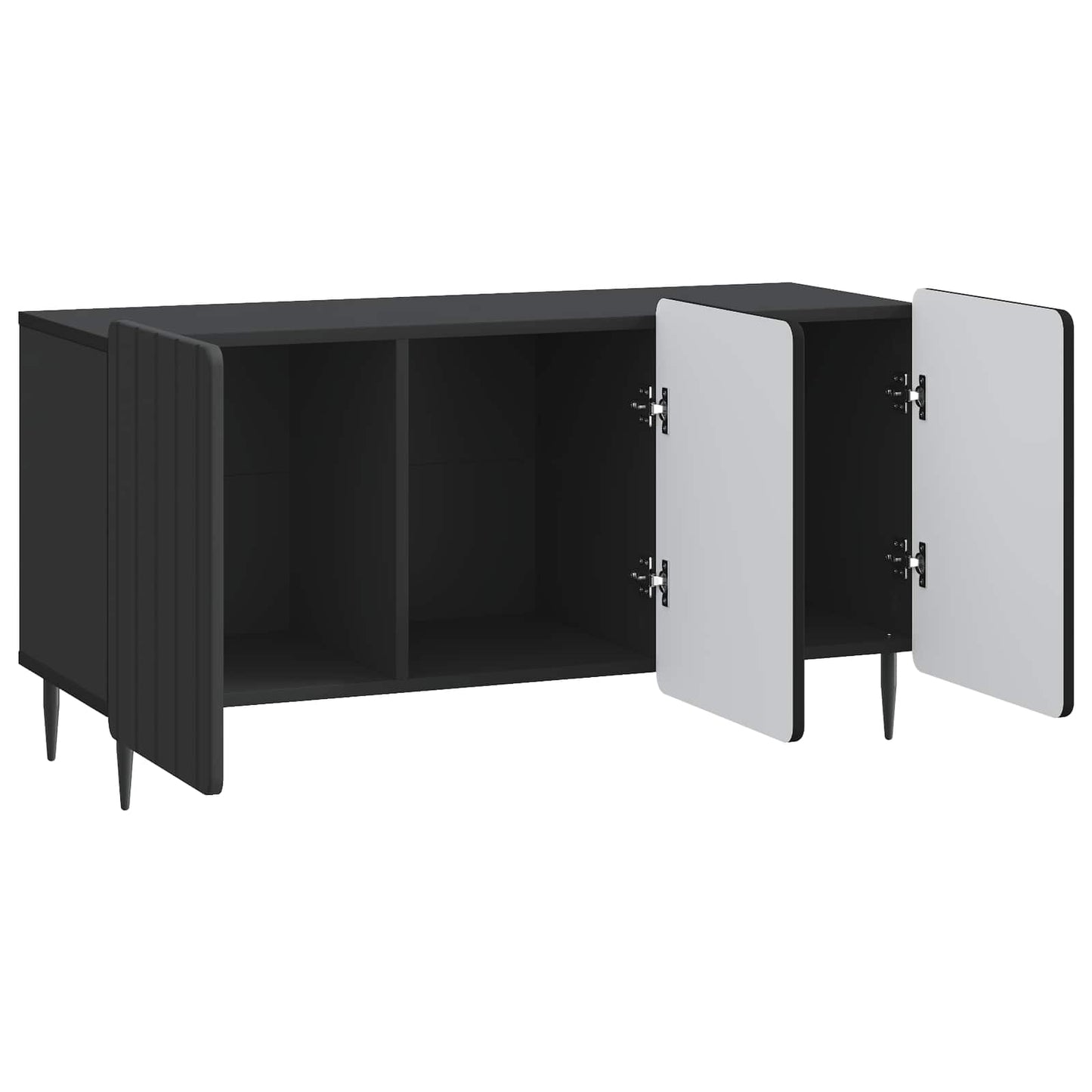 TV-kast Zwart 99 x 34,5 x 52 cm Bewerkt hout