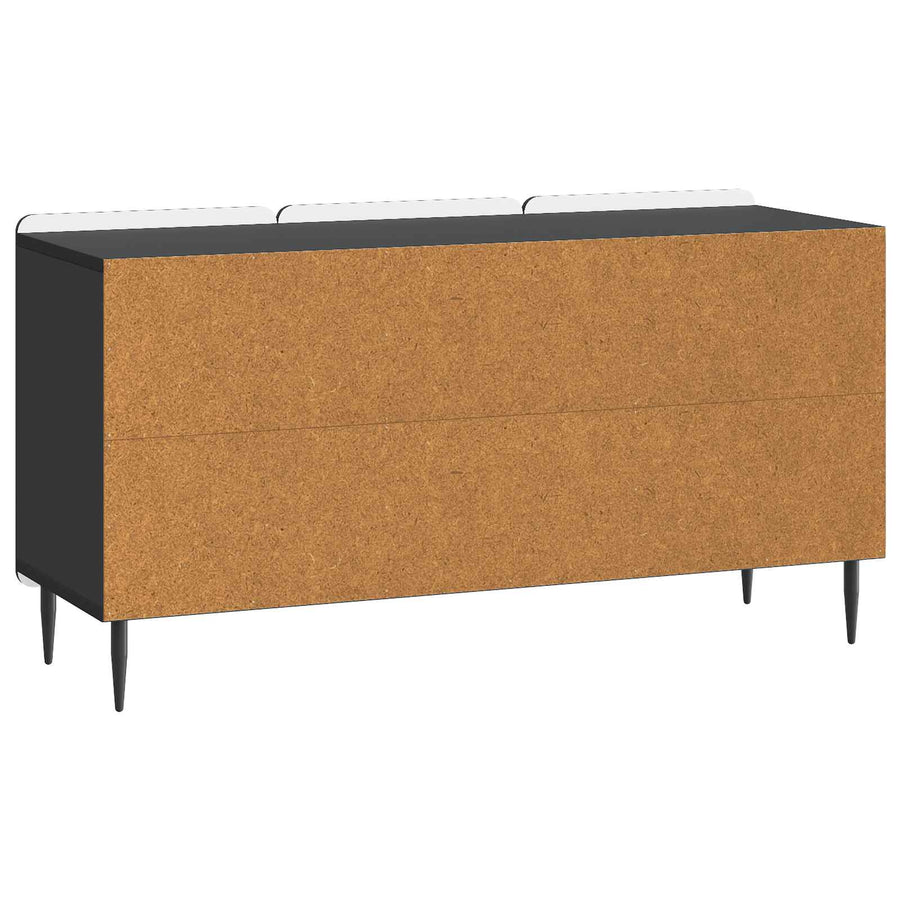 TV-kast Zwart 99 x 34,5 x 52 cm Bewerkt hout