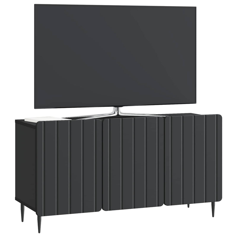 TV-kast Zwart 99 x 34,5 x 52 cm Bewerkt hout