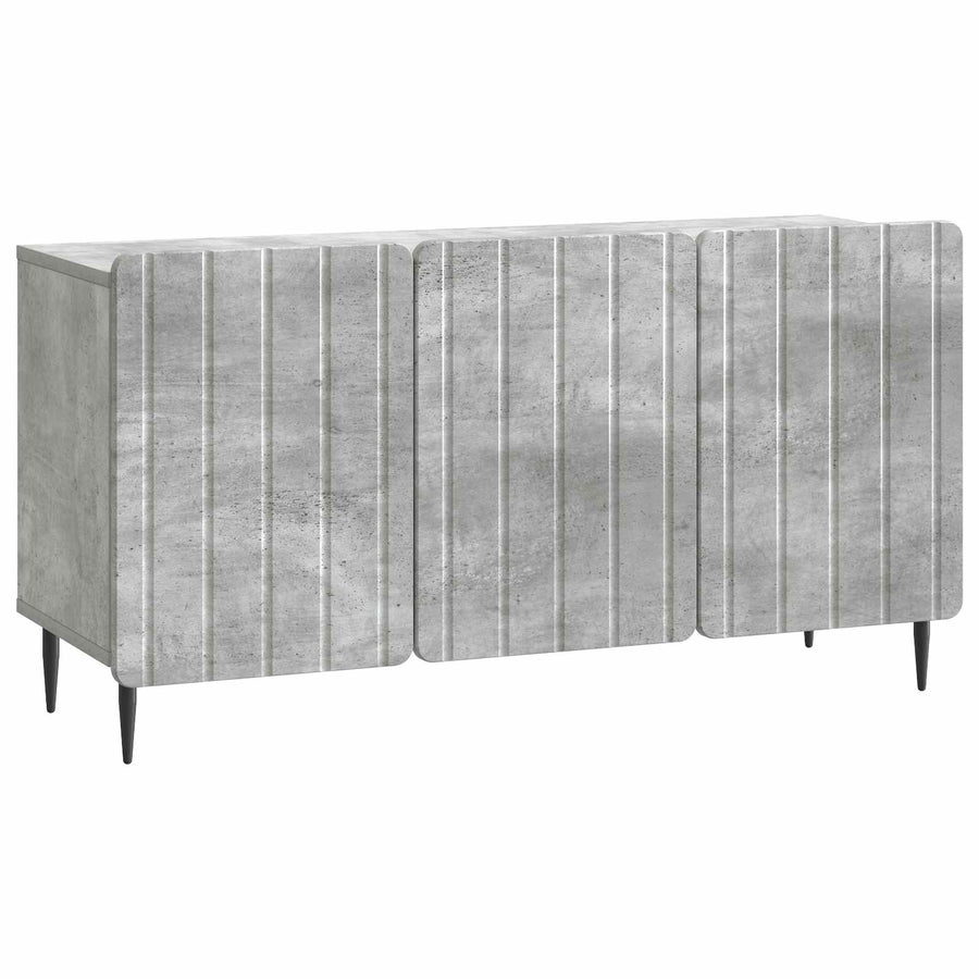TV-kast Betongrijs 99 x 34,5 x 52 cm Bewerkt hout