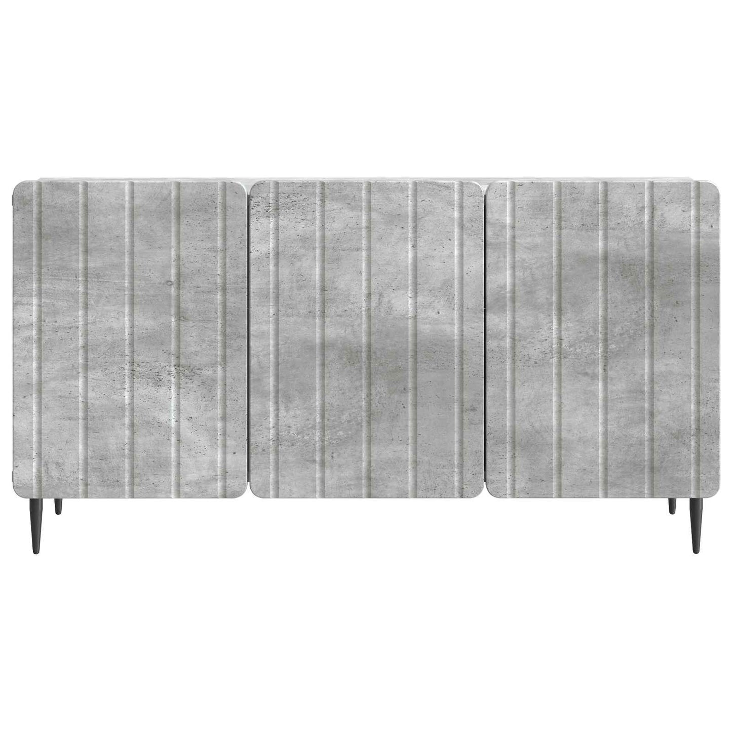 TV-kast Betongrijs 99 x 34,5 x 52 cm Bewerkt hout