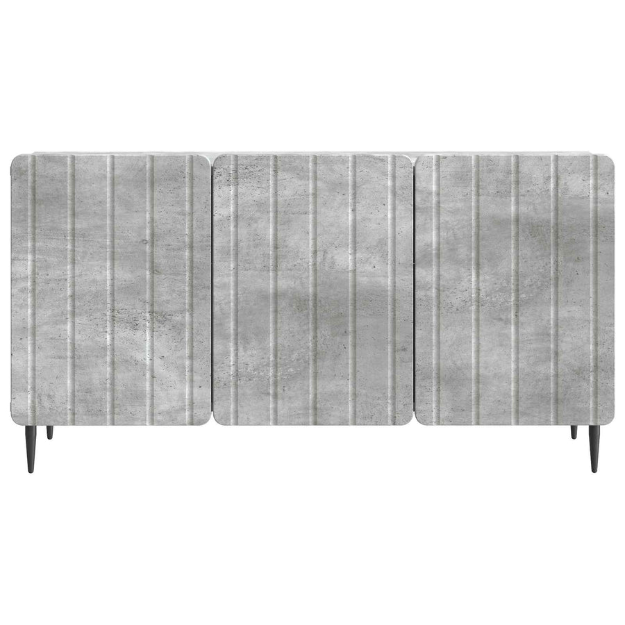 TV-kast Betongrijs 99 x 34,5 x 52 cm Bewerkt hout