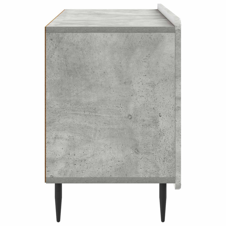 TV-kast Betongrijs 99 x 34,5 x 52 cm Bewerkt hout