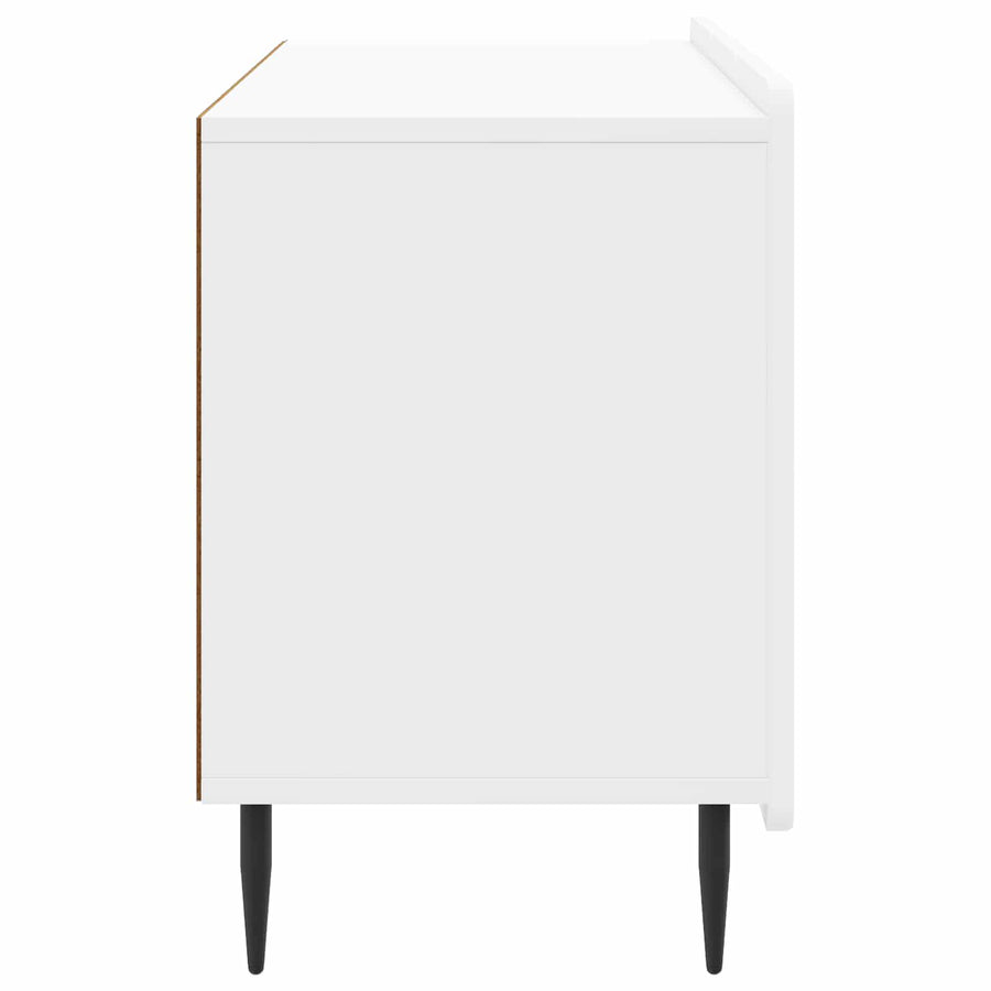 TV-kast Hoogglans Wit 99 x 34,5 x 52 cm Bewerkt hout