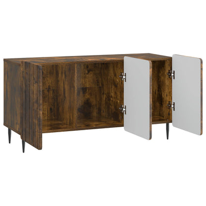 TV-kast Gerookt eiken 99 x 34,5 x 52 cm Bewerkt hout