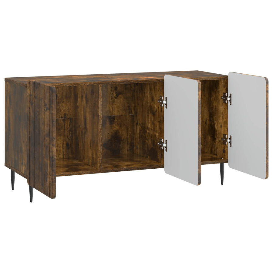 TV-kast Gerookt eiken 99 x 34,5 x 52 cm Bewerkt hout