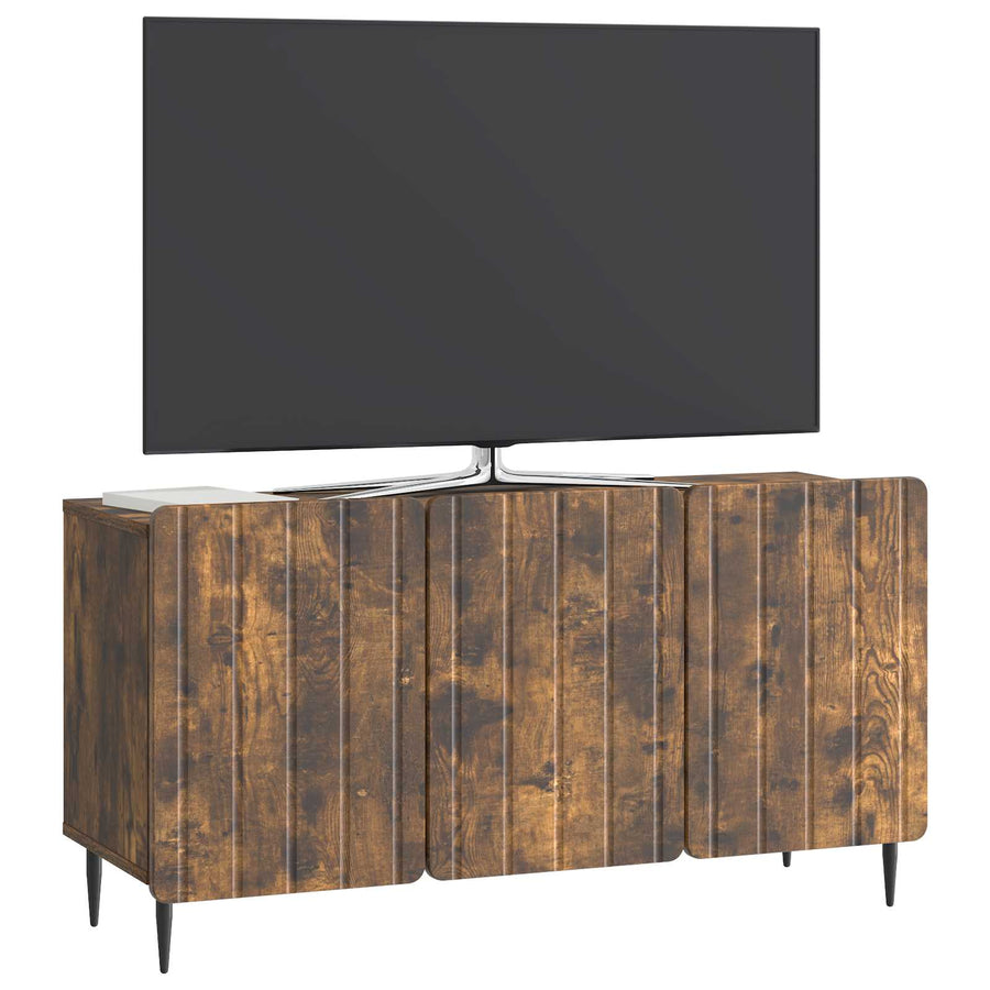 TV-kast Gerookt eiken 99 x 34,5 x 52 cm Bewerkt hout