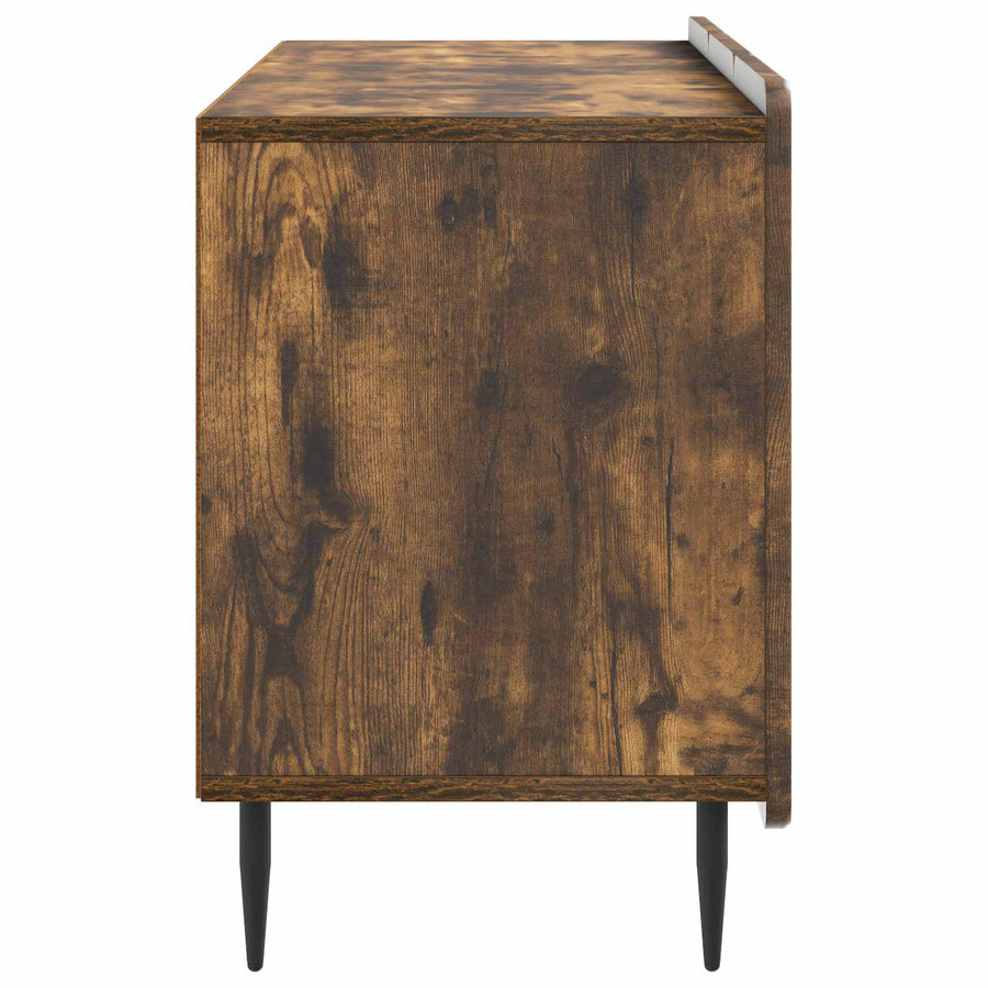 TV-kast Gerookt eiken 99 x 34,5 x 52 cm Bewerkt hout