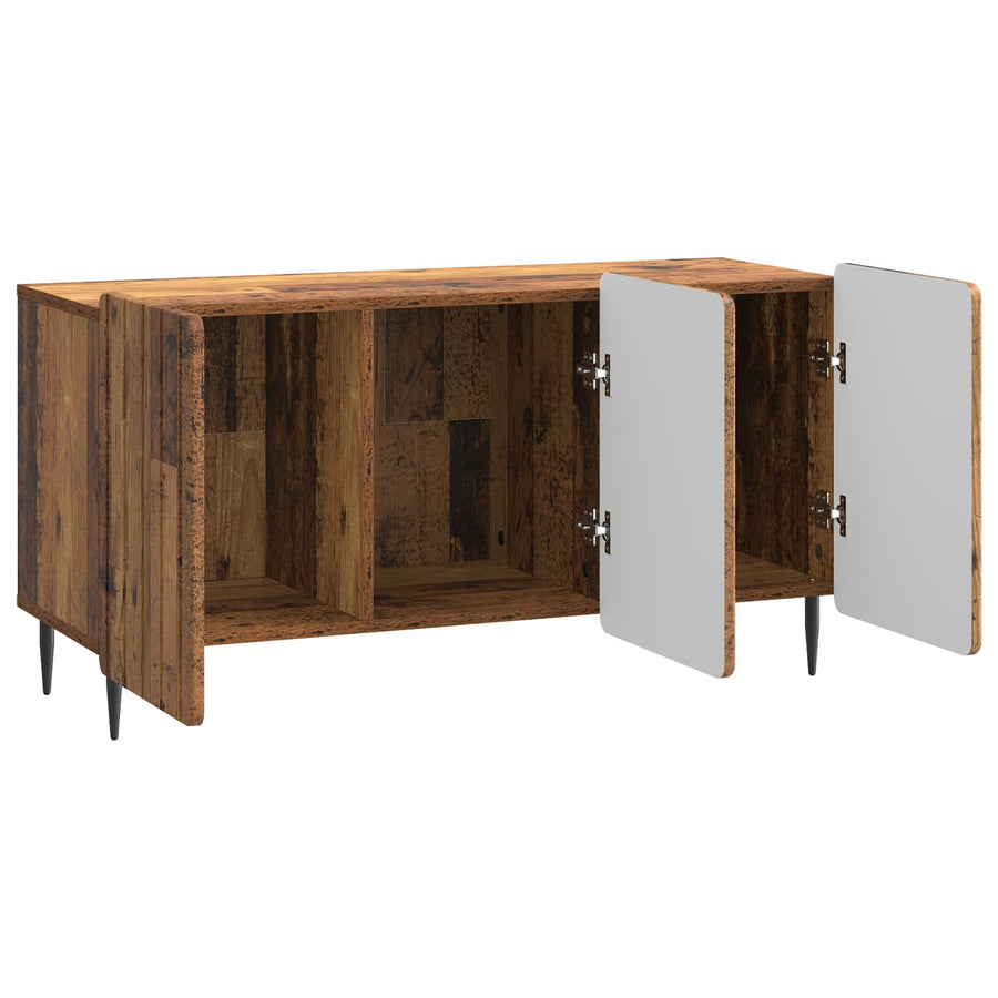 TV-kast Oud hout 99 x 34,5 x 52 cm Bewerkt hout