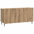 Tv-kast bewerkt hout 99x34,5x52 cm eiken
