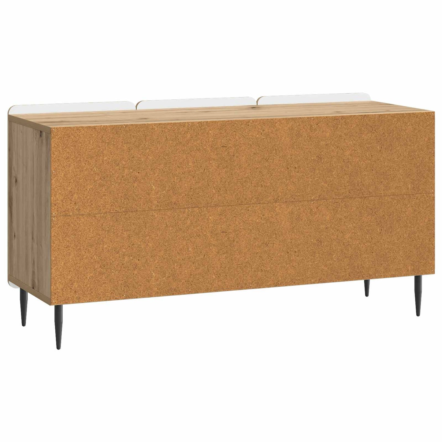 TV-kast Artisanaal eiken 99 x 34,5 x 52 cm Bewerkt hout