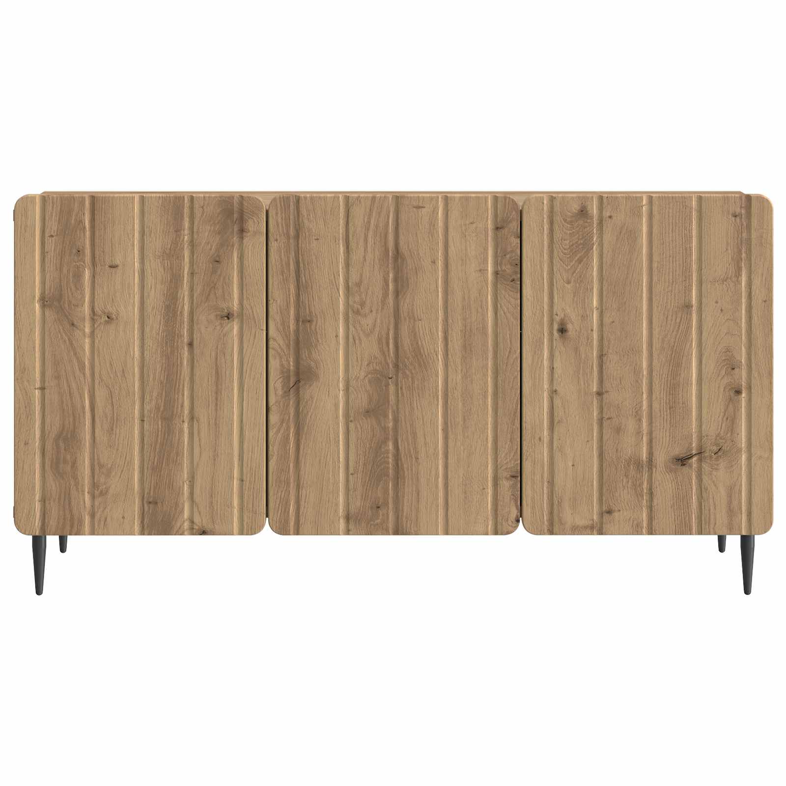 TV-kast Artisanaal eiken 99 x 34,5 x 52 cm Bewerkt hout
