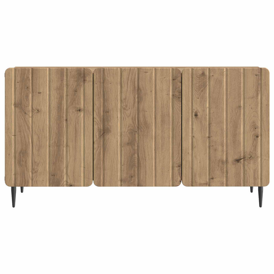 TV-kast Artisanaal eiken 99 x 34,5 x 52 cm Bewerkt hout