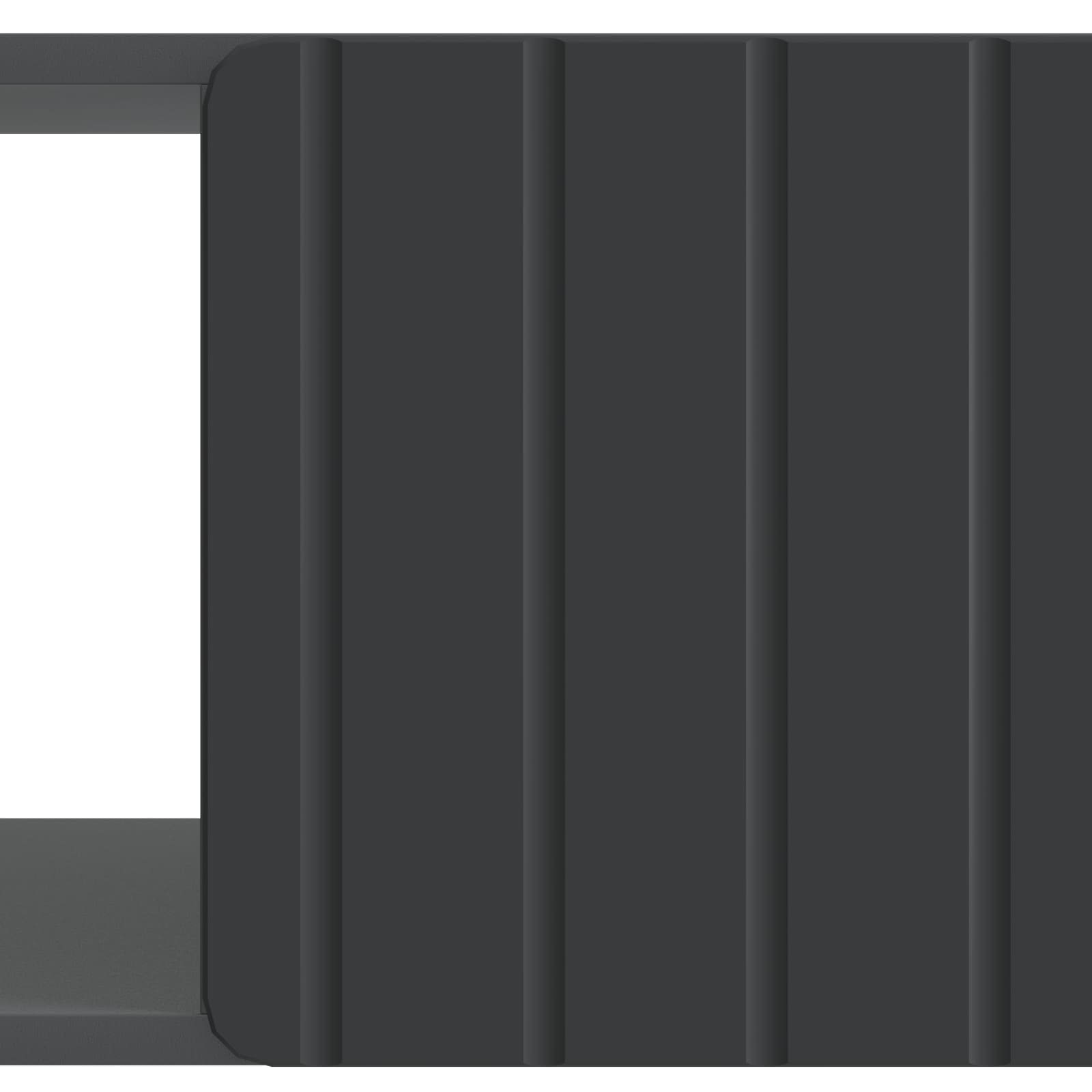 Salontafel Zwart 90 x 50 x 40 cm Bewerkt hout