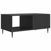 Salontafel 90x50x40 cm zwart bewerkt hout