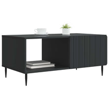 Salontafel Zwart 90 x 50 x 40 cm Bewerkt hout