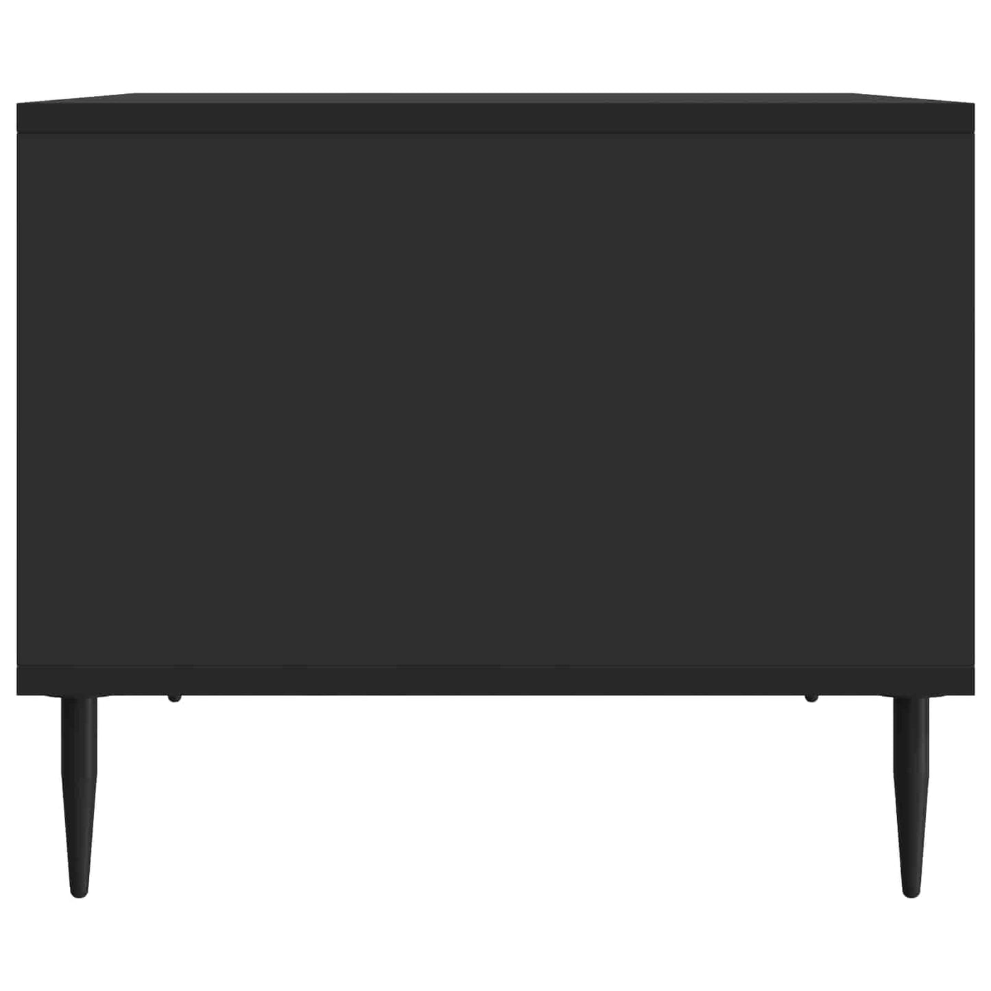 Salontafel Zwart 90 x 50 x 40 cm Bewerkt hout