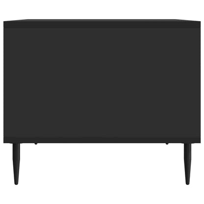 Salontafel Zwart 90 x 50 x 40 cm Bewerkt hout