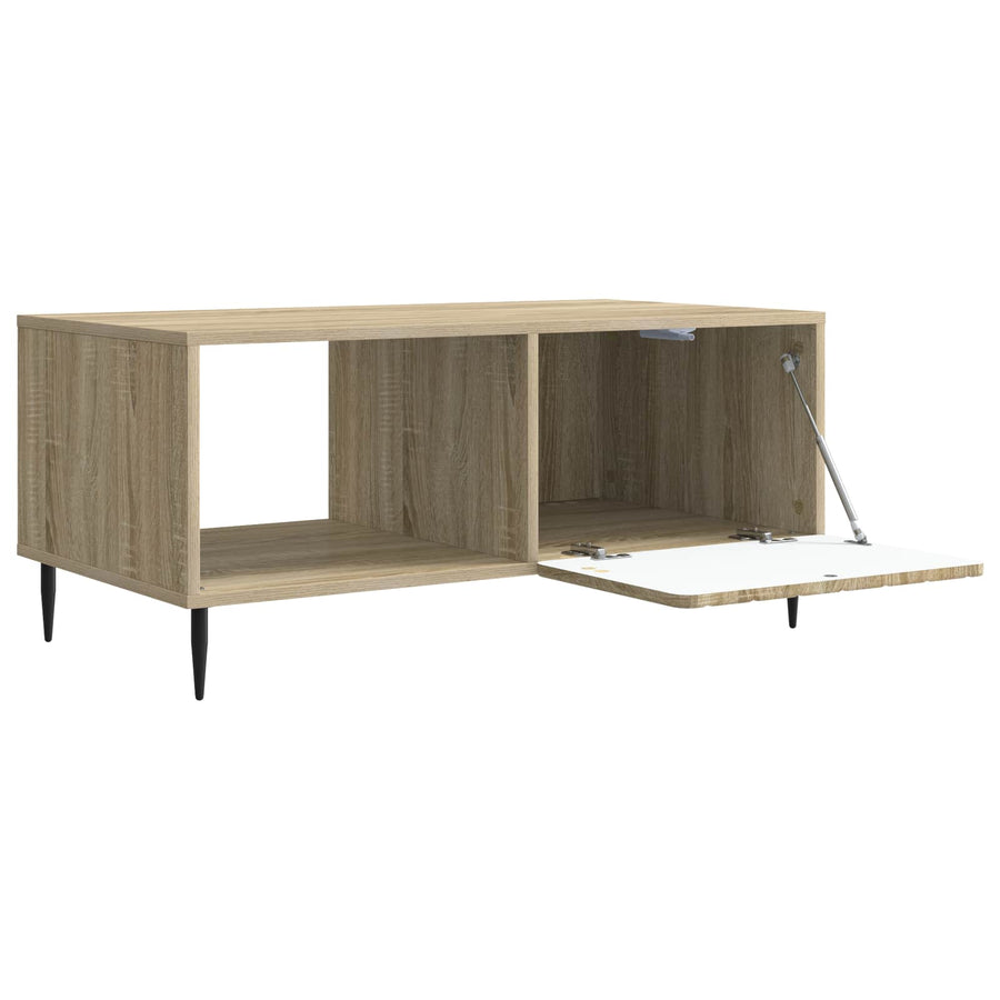 Salontafel Sonoma Eiken 90 x 50 x 40 cm Bewerkt hout