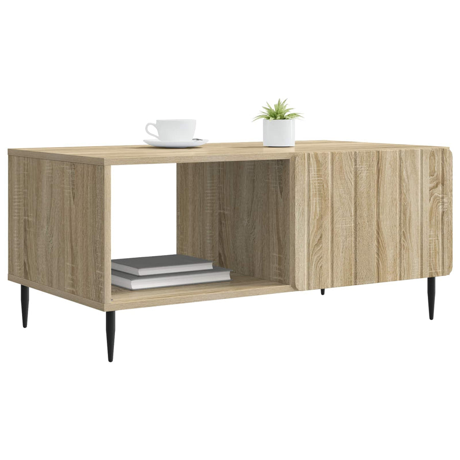 Salontafel Sonoma Eiken 90 x 50 x 40 cm Bewerkt hout