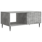 Salontafel 90x50x40 cm bewerkt hout grijs