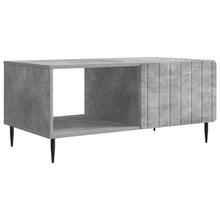 Salontafel Betongrijs 90 x 50 x 40 cm Bewerkt hout