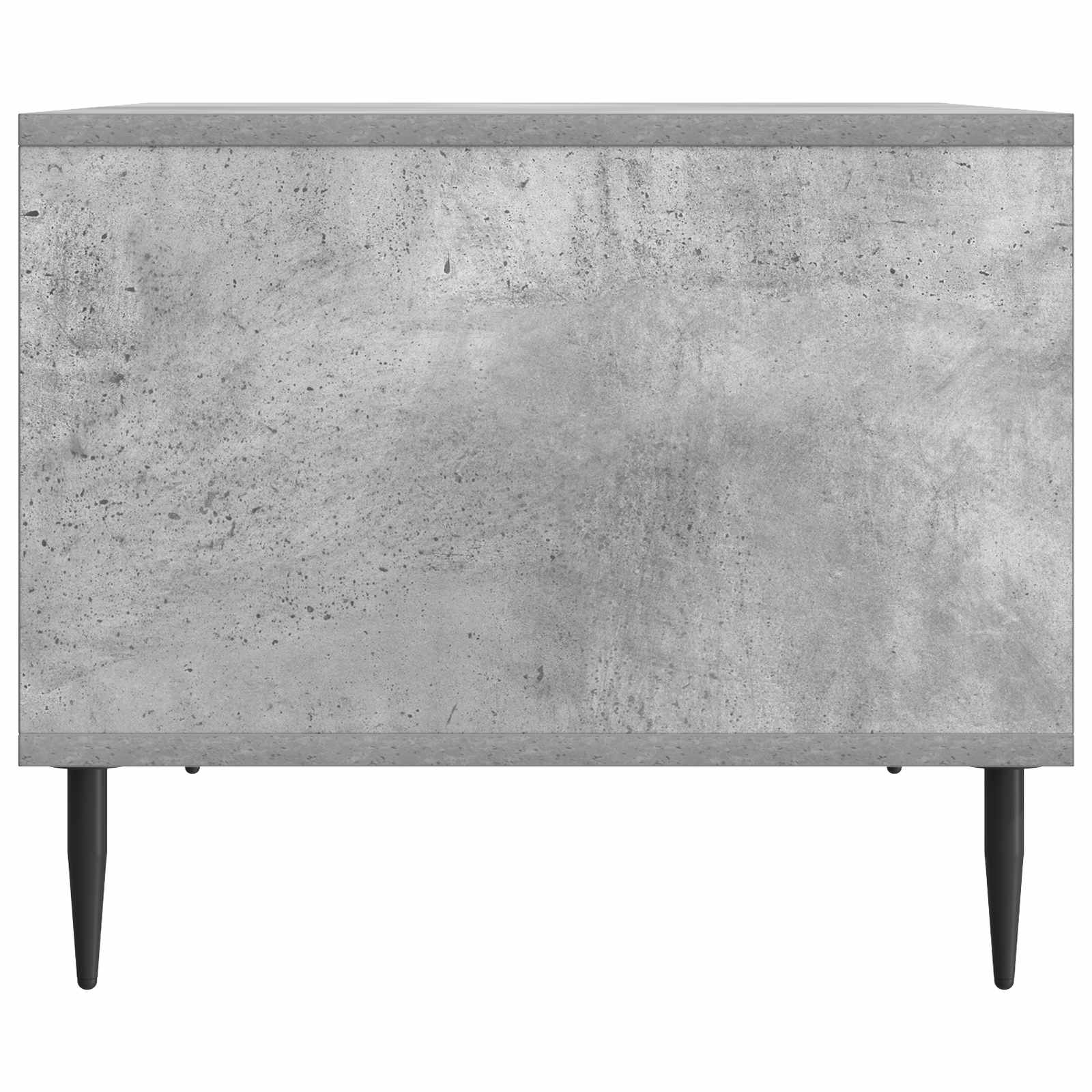 Salontafel Betongrijs 90 x 50 x 40 cm Bewerkt hout