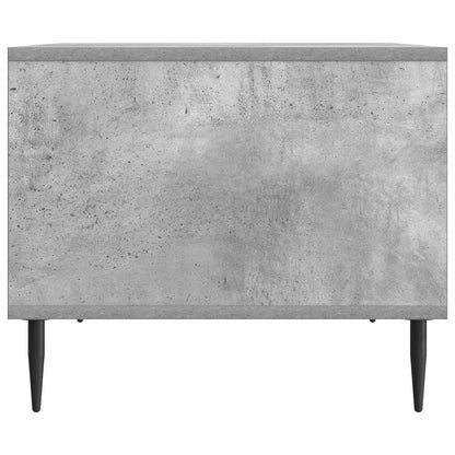 Salontafel Betongrijs 90 x 50 x 40 cm Bewerkt hout