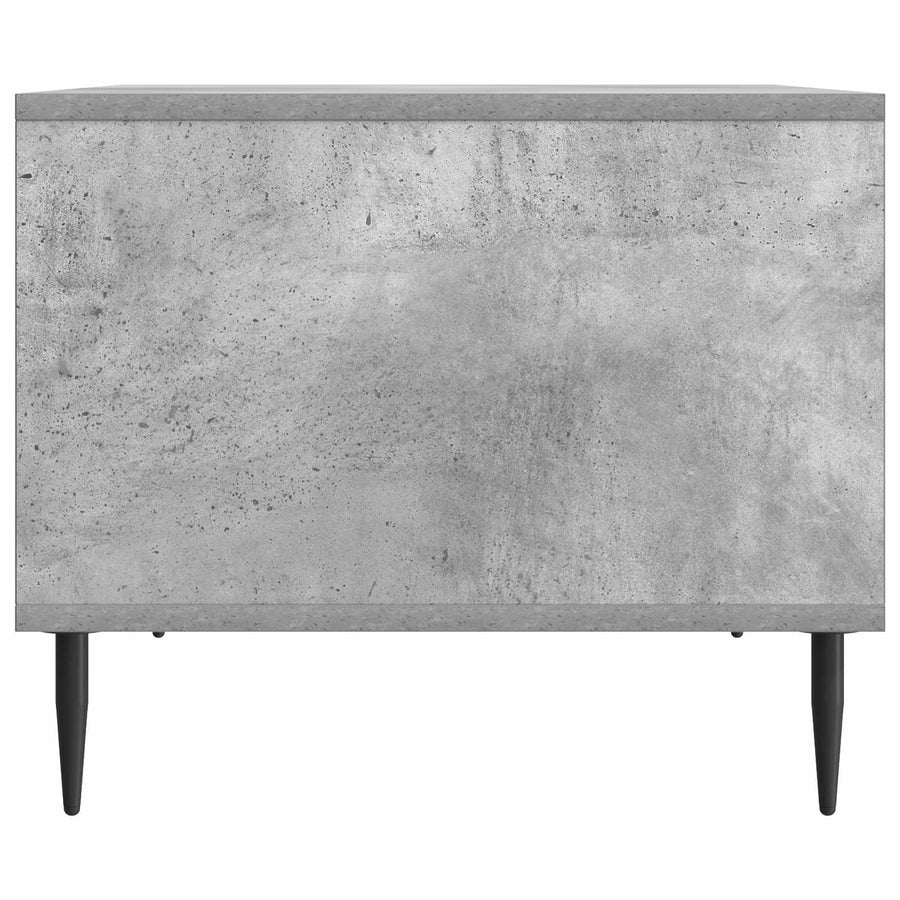 Salontafel Betongrijs 90 x 50 x 40 cm Bewerkt hout