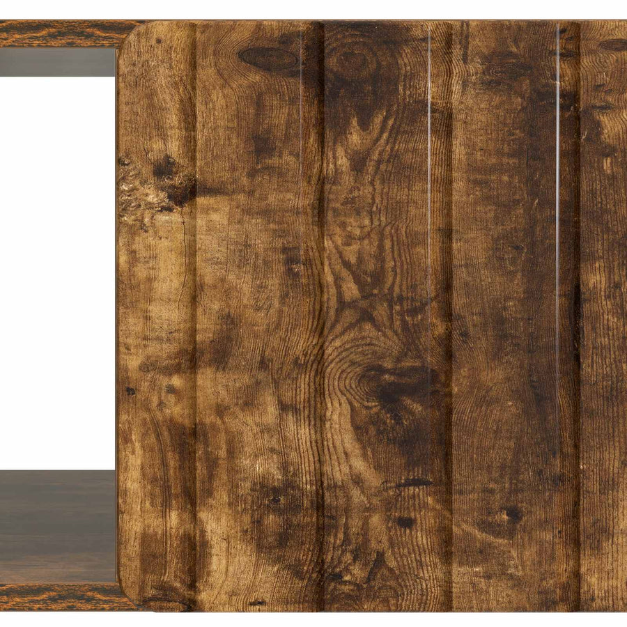 Salontafel Gerookt eiken 90 x 50 x 40 cm Bewerkt hout